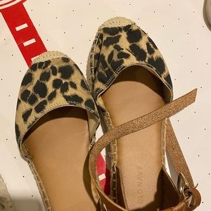 Cheetah print espadrilles